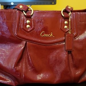 Coach Ashley convertible should bag garnet red